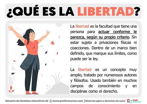 libertad definicion.